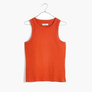 Madewell Brightside Tank Top Fresh Chili Red Women's Size M